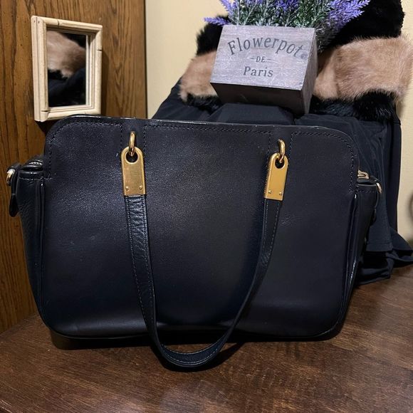 Marc by Marc Jacobs Bag Motif Ladies Black Leather Tote - Picture 2 of 9